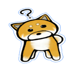 A Shiba dog RUPPETAN. sticker #6061259