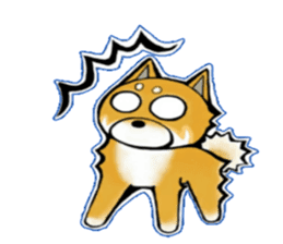 A Shiba dog RUPPETAN. sticker #6061260