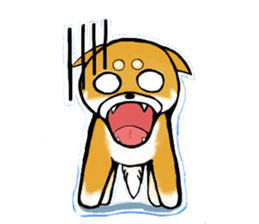 A Shiba dog RUPPETAN. sticker #6061261