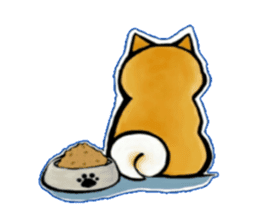 A Shiba dog RUPPETAN. sticker #6061271