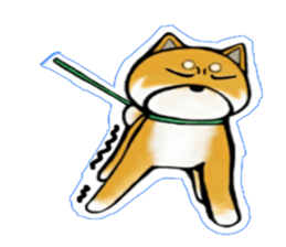 A Shiba dog RUPPETAN. sticker #6061272