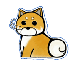 A Shiba dog RUPPETAN. sticker #6061273