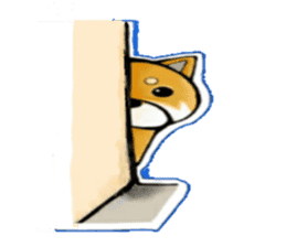 A Shiba dog RUPPETAN. sticker #6061274