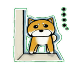 A Shiba dog RUPPETAN. sticker #6061275