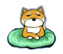 A Shiba dog RUPPETAN. sticker #6061276
