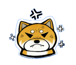 A Shiba dog RUPPETAN. sticker #6061278