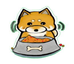 A Shiba dog RUPPETAN. sticker #6061288