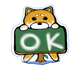 A Shiba dog RUPPETAN. sticker #6061294