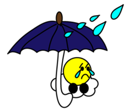 Cute white clouds sticker #6061389