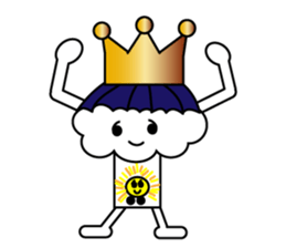 Cute white clouds sticker #6061413