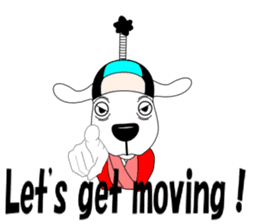 Free dog Number Two(English edition) sticker #6061424