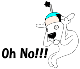 Free dog Number Two(English edition) sticker #6061427