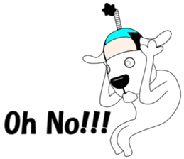 Free dog Number Two(English edition) sticker #6061427