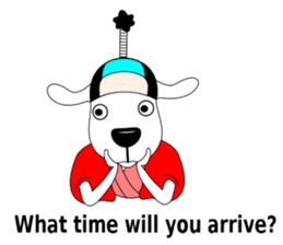 Free dog Number Two(English edition) sticker #6061433