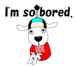 Free dog Number Two(English edition) sticker #6061438