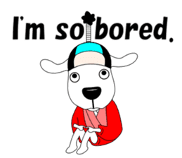 Free dog Number Two(English edition) sticker #6061438