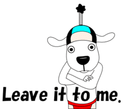 Free dog Number Two(English edition) sticker #6061440