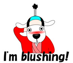 Free dog Number Two(English edition) sticker #6061443