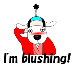 Free dog Number Two(English edition) sticker #6061443