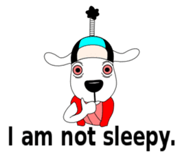 Free dog Number Two(English edition) sticker #6061446