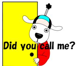 Free dog Number Two(English edition) sticker #6061447