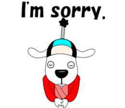 Free dog Number Two(English edition) sticker #6061451