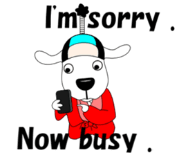 Free dog Number Two(English edition) sticker #6061454