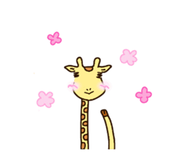Life of cute giraffe.7th. sticker #6061457