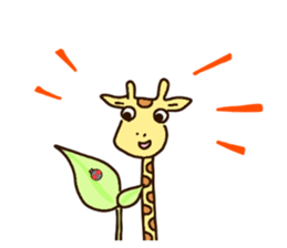 Life of cute giraffe.7th. sticker #6061459