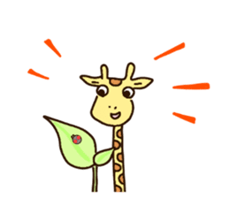 Life of cute giraffe.7th. sticker #6061459