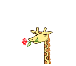 Life of cute giraffe.7th. sticker #6061461