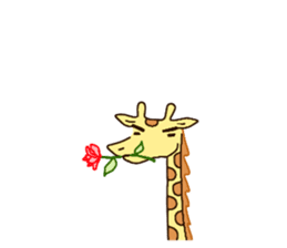 Life of cute giraffe.7th. sticker #6061461
