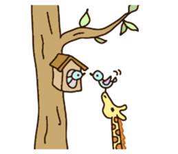 Life of cute giraffe.7th. sticker #6061465