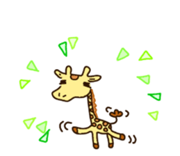 Life of cute giraffe.7th. sticker #6061466