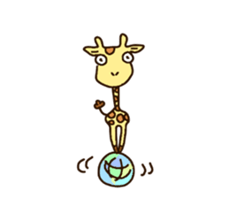Life of cute giraffe.7th. sticker #6061467