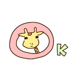 Life of cute giraffe.7th. sticker #6061468