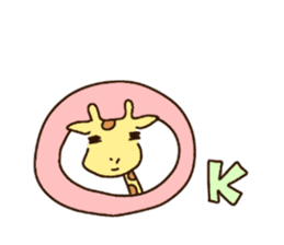 Life of cute giraffe.7th. sticker #6061468