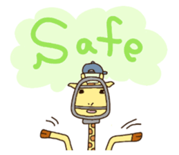 Life of cute giraffe.7th. sticker #6061470