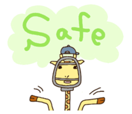 Life of cute giraffe.7th. sticker #6061470