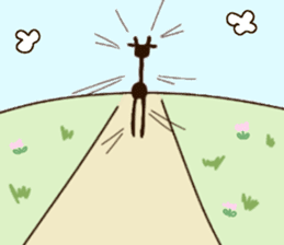 Life of cute giraffe.7th. sticker #6061472