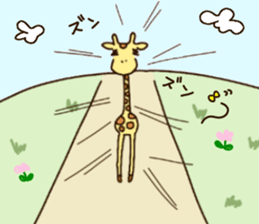 Life of cute giraffe.7th. sticker #6061473