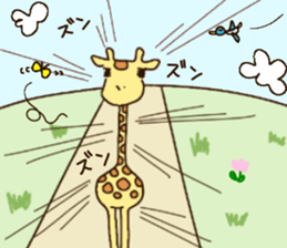 Life of cute giraffe.7th. sticker #6061474