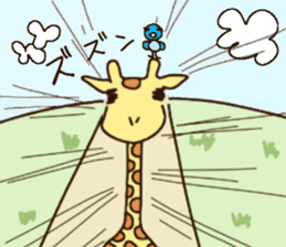 Life of cute giraffe.7th. sticker #6061475
