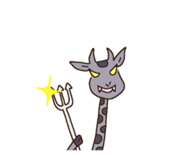 Life of cute giraffe.7th. sticker #6061476