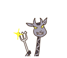 Life of cute giraffe.7th. sticker #6061476