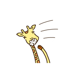 Life of cute giraffe.7th. sticker #6061477