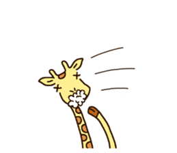 Life of cute giraffe.7th. sticker #6061477