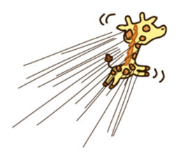 Life of cute giraffe.7th. sticker #6061480