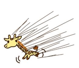 Life of cute giraffe.7th. sticker #6061481