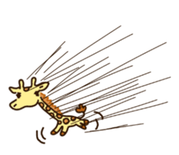 Life of cute giraffe.7th. sticker #6061481